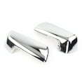 thumbnail image 2 of SPRING For Chevy 2019-23 For GMC For Sierra 1500 Chrome Top Half Mirror Cover Trim, 2 of 8