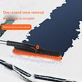 thumbnail image 3 of 33.27" Extendable Ice Scrapers for Car Windshield 2-in-1 Snow Brush for Car Snow Scraper for Car Snow Scraper and Brush with Ergonomic Foam Grip for Cars, Trucks, SUVs with 360° Pivoting Brush Head, 3 of 6