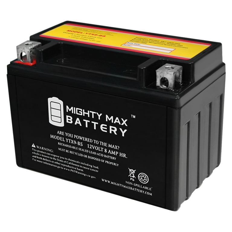 Batterie Fifty YTX9-BS 12V 8Ah gel Piaggio Zip, Sym Orbit, Xmax