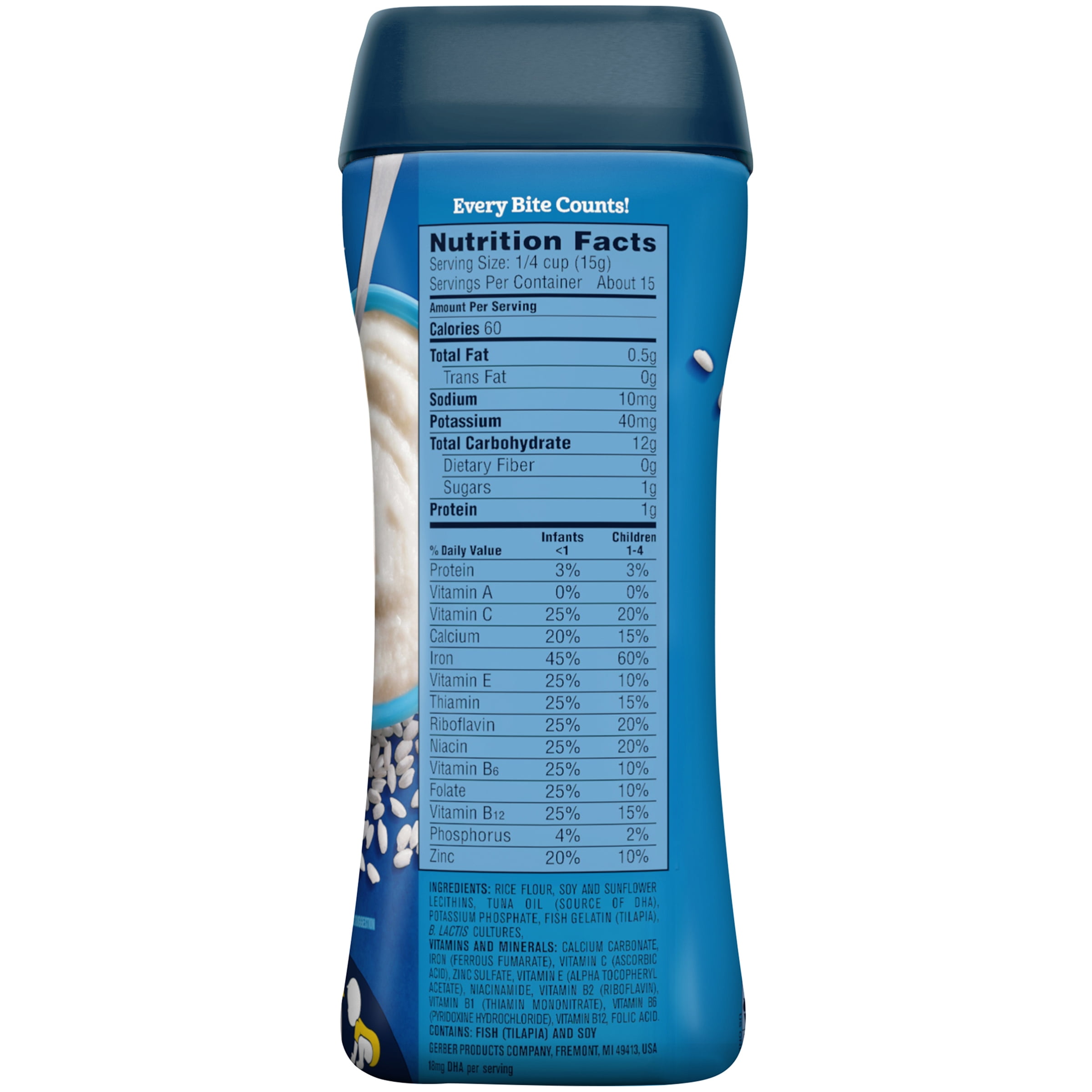 dha probiotic rice cereal