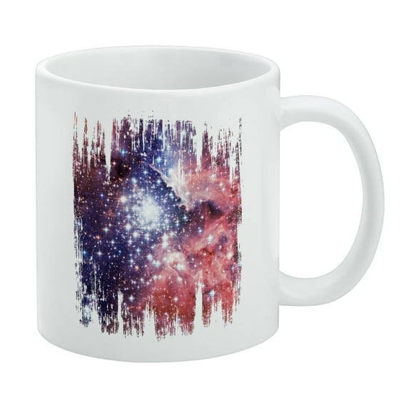 Nebula Space Galaxy White Mug