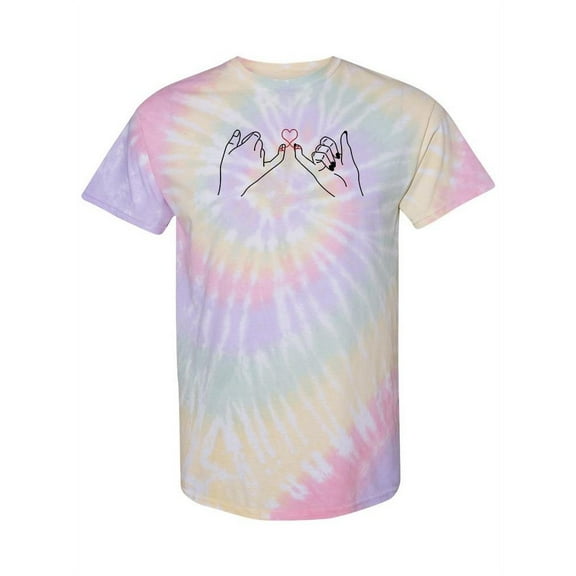 Intertwined Fingers Tie-Dye Spiral Women -Smartprints Designs, Female x-Large