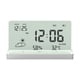 thumbnail image 2 of Reloj meteorológico digital multifunción con pantalla LCD grande, medidor de temperatura y humedad para interiores, con despertador, calendario semanal, pronóstico del tiempo, despertador digital., 2 of 9