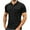 Black, variant on Taqqpue Golf Shirts for Men Short Sleeve Solid Color V Neck Button T-Shirt Moisture Wicking Quick Dry Active Gym Workout Blouse Tops with Pockets