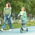 thumbnail image 2 of Qaba Scooter for Kids Ages 6-12, Kick Scooter with Adjustable Height, Green, 2 of 10