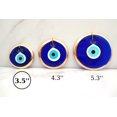 thumbnail image 2 of Ornamento colgante de pared Erbulus 3.5 Glass Blue Evil Eye, 2 of 6