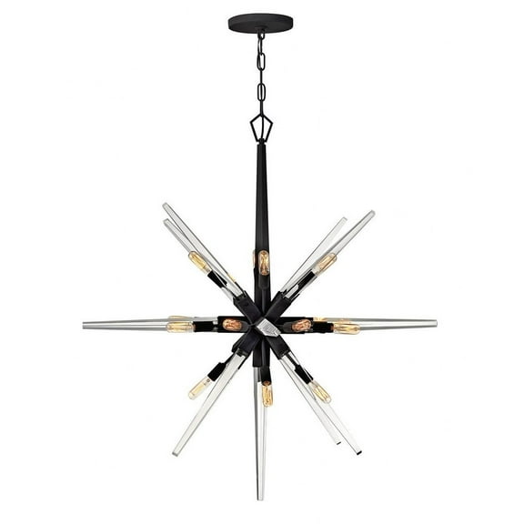 Fredrick Ramond Lighting - Ariel-Sixteen Light Large Orb Chandelier in Modern