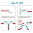 thumbnail image 4 of Conector de cables tipo T de 3 vías con palanca DIANN, 20 piezas, 4 of 6