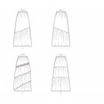 thumbnail image 2 of Butterick Paper Sewing Pattern 6736 - Skirts for Women, 2 of 3