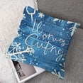thumbnail image 7 of nygtbtfer Blue Decorative Throw Pillow Set of 2, Lamp Porch Outdoor Home Decor, Get Cozy Seasonal Decorations Sofa Couch Cushion Case White, 7 of 7
