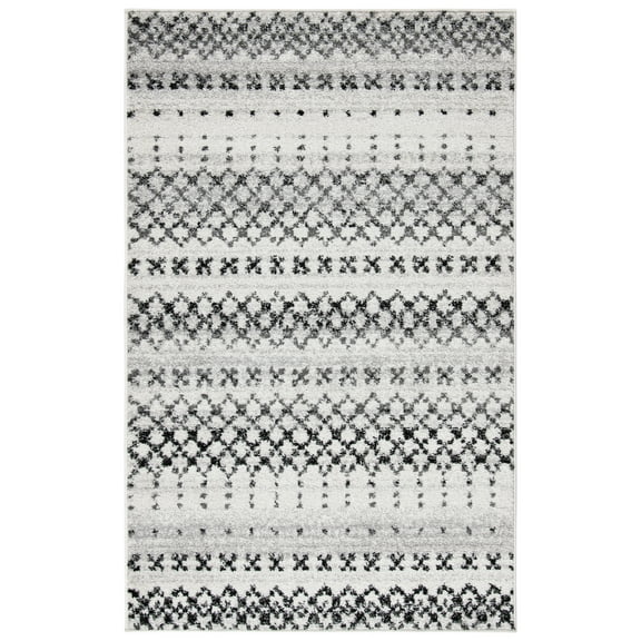 SAFAVIEH Adirondack Christabella Geometric Area Rug, Grey/Ivory, 3' x 5'