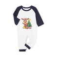 thumbnail image 3 of Family Matching Christmas Pajamas, Baby Romper/Deer Christmas Tree Gift Box Snowflake Print Long Sleeve Tops Pants Sleepwear Set, 3 of 10