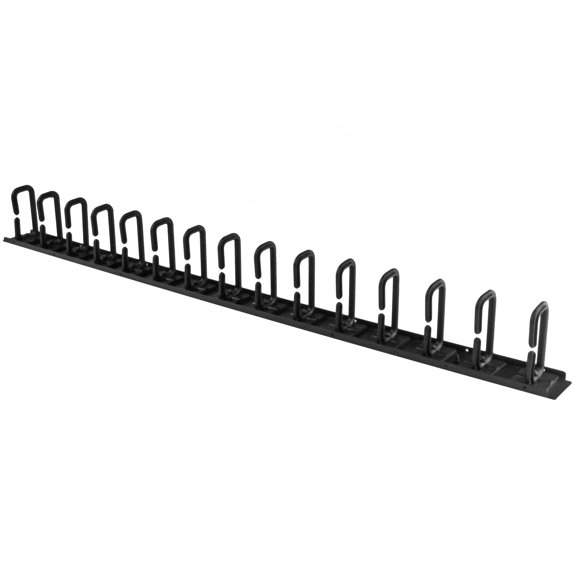 3FT VERTICAL RACKMOUNT CABLE ORGANIZER W/ D-RING HOOKS