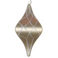 thumbnail image 1 of Vickerman MT198438D Ornement Candy Glitter Net Drop Champagne 8 Po., 1 of 1