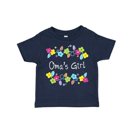 

Inktastic Omas Girl- Bright Flowers Gift Toddler Toddler Girl T-Shirt