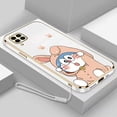 thumbnail image 2 of Carcasa Para samsung S 8 9 10 S8plus s9plus s10plus S10e s22 ultra Funda De Teléfono Suave Silicona Doraemon Bunny Para Niñas Niños Cordón, 2 of 3