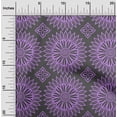 thumbnail image 2 of oneOone Cotton Silk Purple Fabric Asian Block Sewing Craft Projects Fabric Prints By Yard 42 Inch Wide, 2 of 4