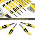 thumbnail image 3 of DNA Motoring Yellow 39 PCS Portable Tool Kit with Screwdriver, Pliers, Hammer, Hex Set for Household Repairs, 3 of 6