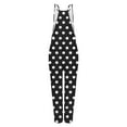 thumbnail image 6 of pstuiky Jumpsuits for Women, Womens Summer Jumpsuits Wide Leg Sling Romper Casual Loose Floral Print Boho Bib Overalls for Women Overalls for Women Loose Fit Black S, 6 of 6