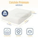 thumbnail image 3 of SNOOZELLE COMFORT Colchón para Cuna, Espuma de Alta Densidad,Memory Foam, Antideslizante, Impermeable, Hipoalergénico, Soporte Ergonómico, 70x130x15cm, Frescura y Seguridad al Dormir, 3 of 5