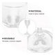 thumbnail image 2 of 6 vasos de chupito transparentes, mini copas de vino, vasos pequeños, tazas para guardar vino, 2 of 8