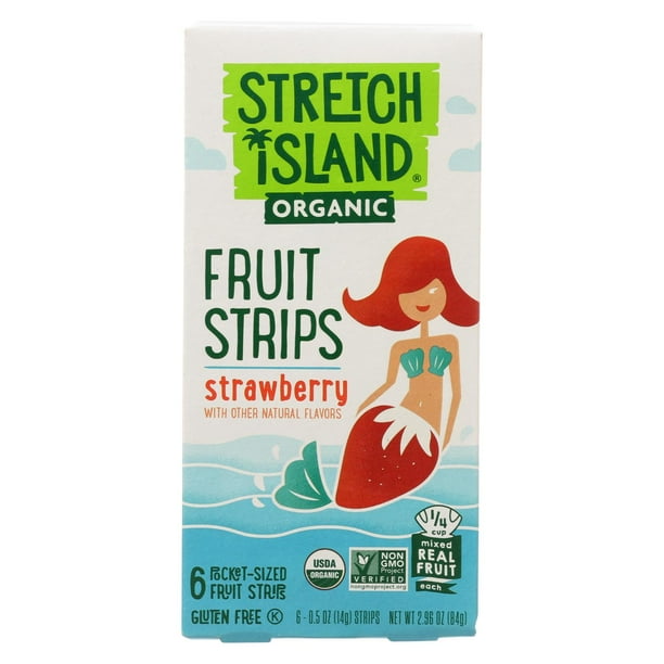 Stretch Island Organic Fruit Strips Strawberry Case of 12 3 oz