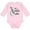AD-Pink, variant on Inktastic Easily Distracted by Goats Cute Goat Boys or Girls Long Sleeve Baby Bodysuit