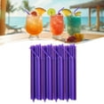 thumbnail image 3 of 100 Pcs Plastic Disposable Bendy Straws, Solid Colors Flexible Drinking Straws, Disposable Swizzle Sticks for Party Camping Bar 10.24 x 0.23", 3 of 8