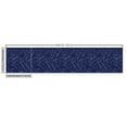 thumbnail image 2 of Ambesonne Tropical Fabric by the Yard Upholstery, Monochrome Palm Leaves, 2 Yards, Indigo and Pale Blue, 2 of 4