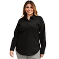 thumbnail image 1 of Blusa camisera entallada Roman Fashion/Tallas Extras, 9512 (Negro) negro 36 Roman Fashion BL-RF-9512-NEGRO-ALL, 1 of 6