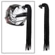 thumbnail image 4 of Gradient 60cm Casco s para Cascos Deportivos Unisex Negro Zulema Pelo de la peluca de cola de caballo, 4 of 8