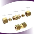 thumbnail image 2 of Conector de tubo para línea de agua para hacer hielo, 1/4 pulgadas de diámetro exterior x 1/4 pulgadas de diámetro exterior (5), 2 of 4