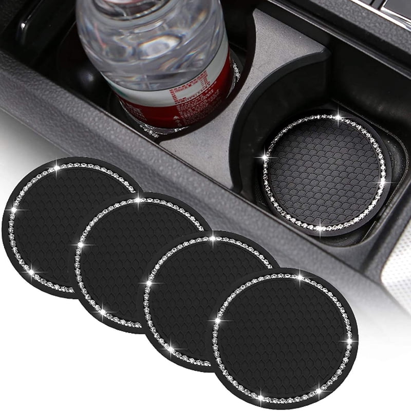 4PCS Bling Car Cup Coaster, Vehicle Car Accessories 2.75 inch