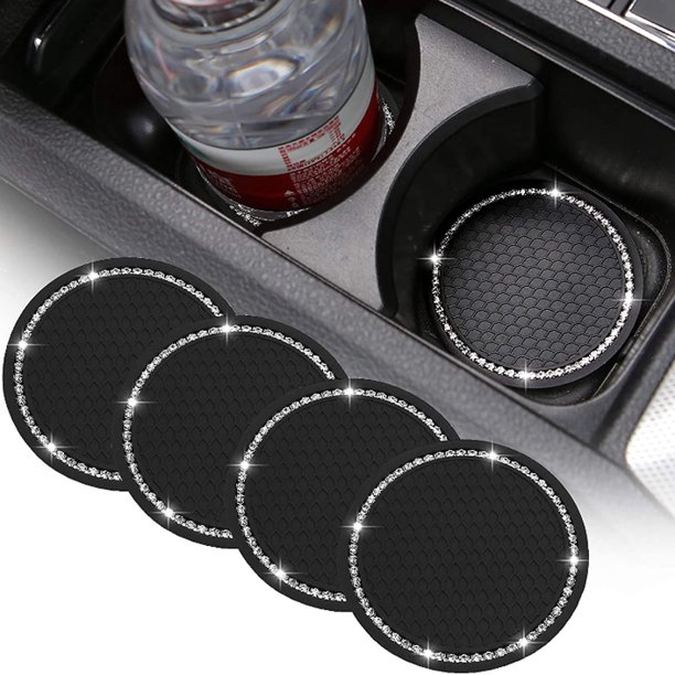 4PCS Bling Car Cup Coaster, Vehicle Car Accessories 2.75 inch