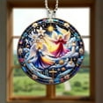 thumbnail image 4 of RBCKVXZ Christmas Angel Acrylic Ornament, 3 Inch Wall Hanging Colored Decor Room Indoor Window Decor, Christmas Gift, Christmas Hanging Ornament, 4 of 6