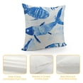 thumbnail image 4 of Qinduosi Pillow Cover, Varieties of SquareDecorative Throw Pillow Covers Cushion for Sofa Bedroom Car, Blue White, 4 of 5