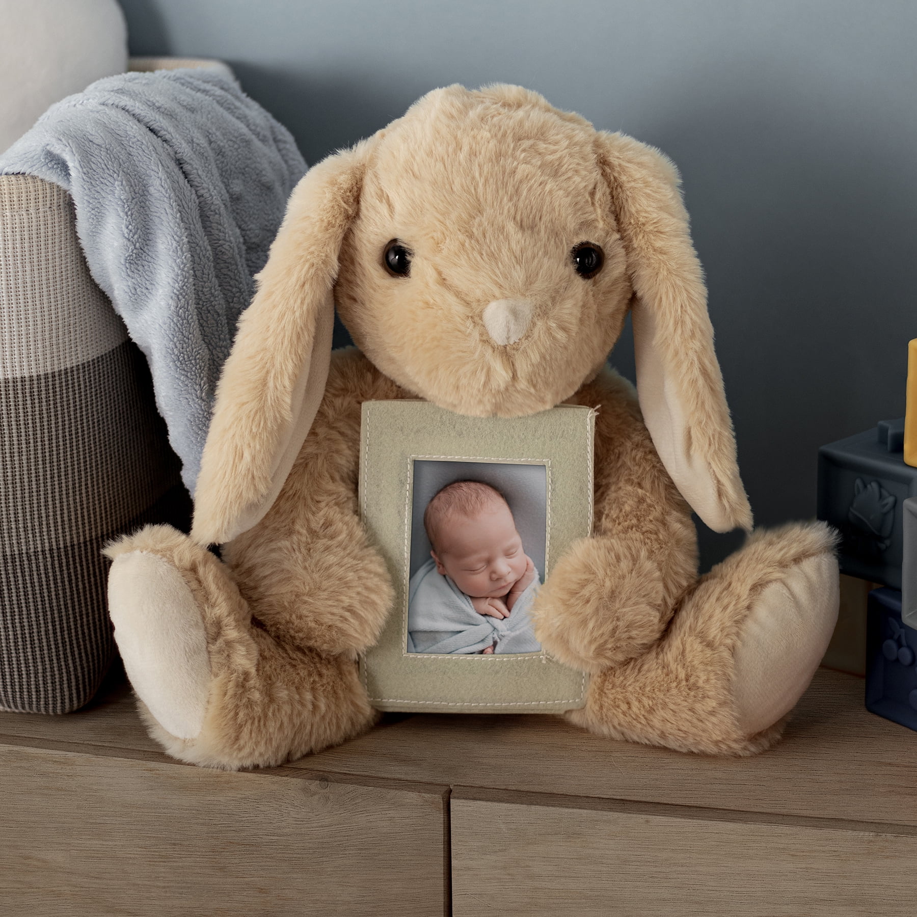 Fine Photo Gifts Plush Bunny with 2.5x3.5 Picture Frame