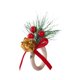 thumbnail image 5 of Servilletas navideñas hechas a mano para decorar la mesa con broche rojo en forma de cono. Caja de regalo, 5 of 9