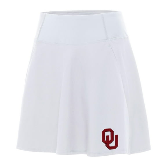 Women's Antigua White Oklahoma Sooners Chip Skort