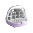 thumbnail image 2 of Bvdfgk Silkworm Breeding Box Habitat Cage Carry Handle Silkworm Transport Container violet, 2 of 9