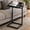 Black-b, variant on TV Tray Table, Adjustable Height & 0-60° Tilt C Table for Sofa | TV Dinner Tray Table & Couch Table for Eating, Reading and Laptop Use, Stopper Ledge, 15.75 x 11.81 in, Black