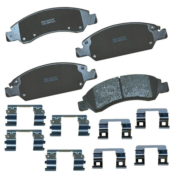 Disc Brake Pad Set Fits select: 2005-2018 CHEVROLET SILVERADO, 2008-2018 GMC SIERRA