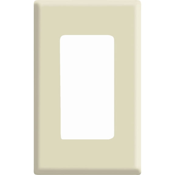 Leviton Wallplate — Decora® Rocker-Style Design in Ivory — UL Listed for US Residential Electrical Code Compliance, Drop-in NEC-Standard Wiring