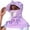 3-Purple, variant on Sun Hats For Women Baseball Cap Built In USB Solar Fan Power Supply Men Women's Fan Cap Adjustable Wind Speed & Direction 24 Hours For Fishing