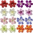 thumbnail image 1 of KAKOWELY 16 pinzas para el pelo con flores artificiales de seda, decoración de orquídeas, material para pinzas para el pelo con flores artificiales falsas., 1 of 5