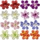thumbnail image 1 of KAKOWELY 16 pinzas para el pelo con flores artificiales de seda, decoración de orquídeas, material para pinzas para el pelo con flores artificiales falsas., 1 of 5