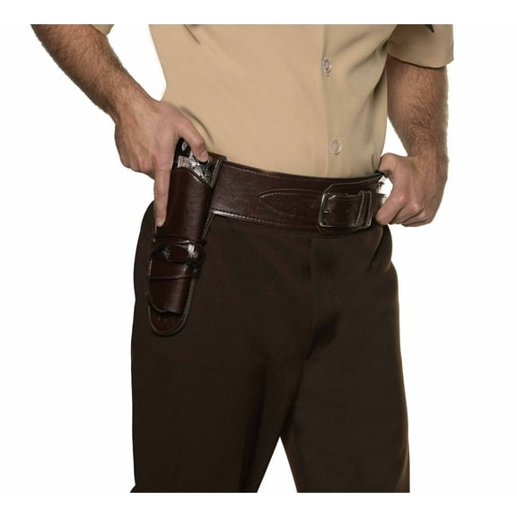 Underwraps UR31059 Adults Cowboy Belt with Single Holster Costume Accessory