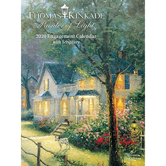Pre-Owned Thomas Kinkade Painter of Light with Scripture 2020 Diary Paperback