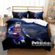 thumbnail image 1 of Juego de funda de edredón Sincero decorativa de tres piezas estampado Sports Football, 1 of 2