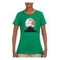 thumbnail image 2 of Wild Bobby, Hip Marilyn Monroe Portrait Classic Beauty Pose, Famous People, Women Graphic Tee, Kelly, 3X-Large, 2 of 4